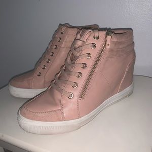 COPY - ALDO Pink Sneaker Wedge Shoes ! [Used Once]